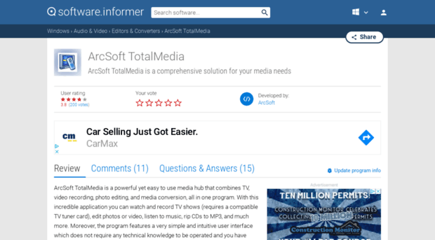 arcsoft-totalmedia.informer.com