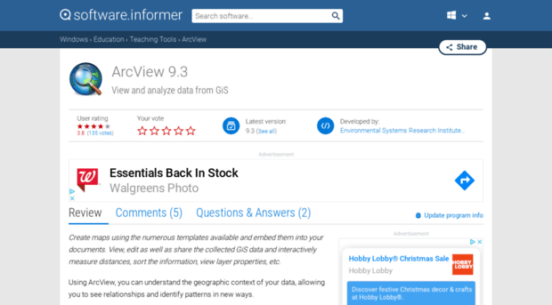 arcview.software.informer.com