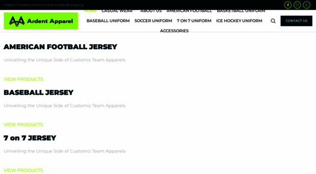 ardentapparels.com