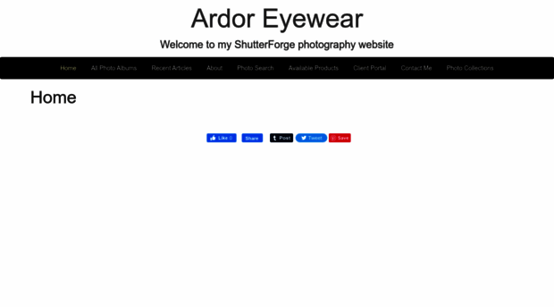 ardoreyewear.shutterforge.com