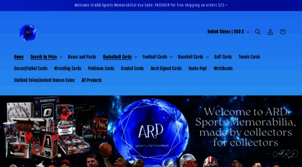 ardsportsmemorabilia.com