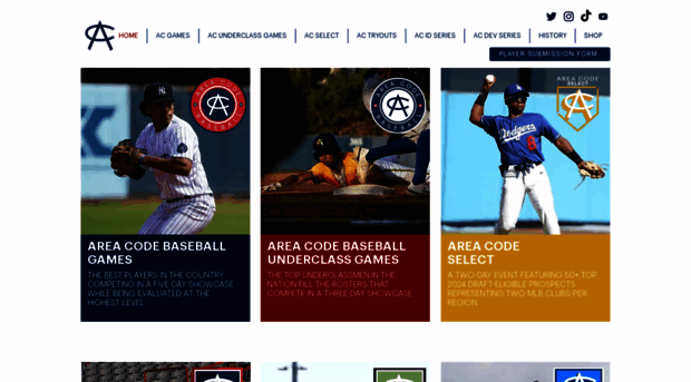 areacodebaseball.com