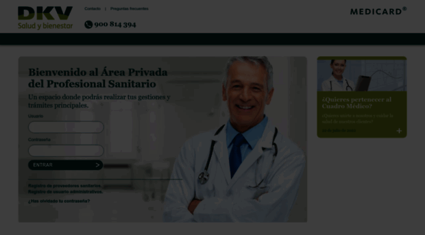 areadelprofesionalsanitario.dkvseguros.com