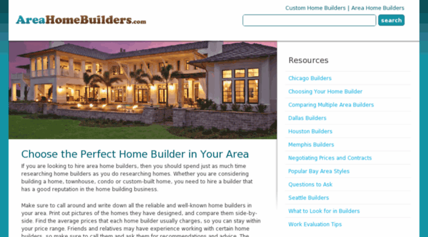 areahomebuilders.com