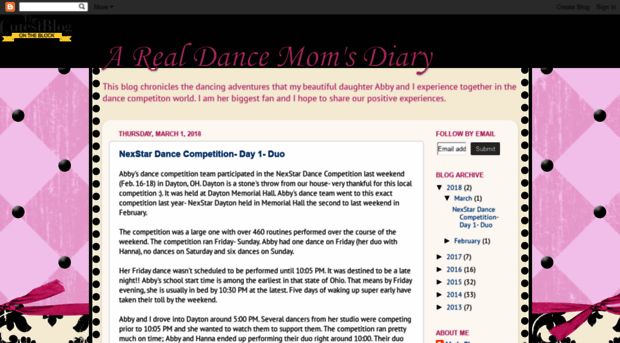 arealdancemomsdiary.blogspot.com