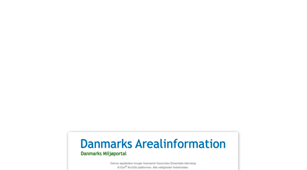 arealinformation.miljoeportal.dk