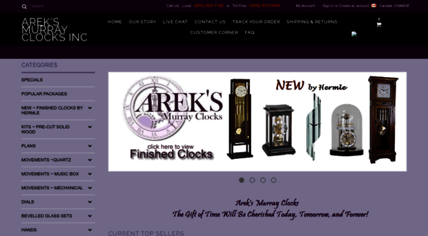 areksmurrayclock.com