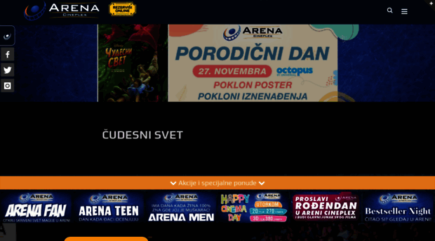 arenacineplex.com