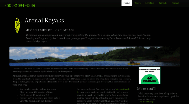 arenalkayaks.com