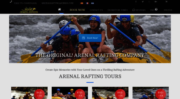 arenalrafting.com