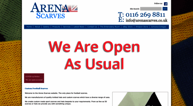 arenascarves.co.uk