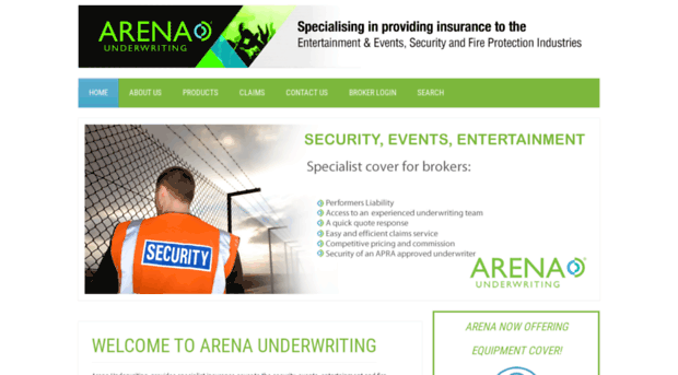 arenaunderwriting.com.au