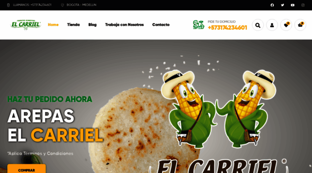 arepaselcarriel.com