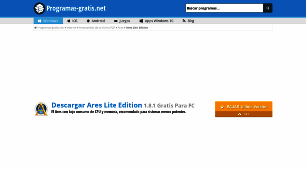 ares-lite.programas-gratis.net