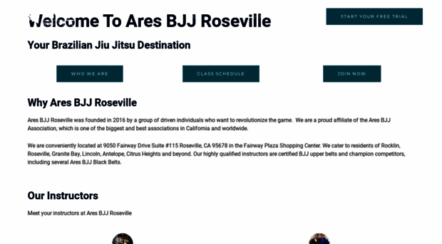 aresbjjroseville.com