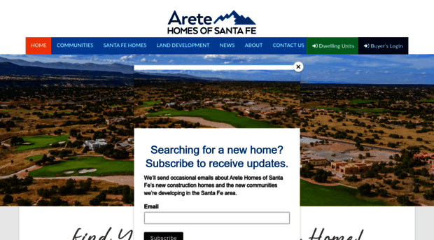 aretehomesofsantafe.com