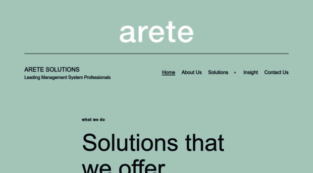 aretesolution.com