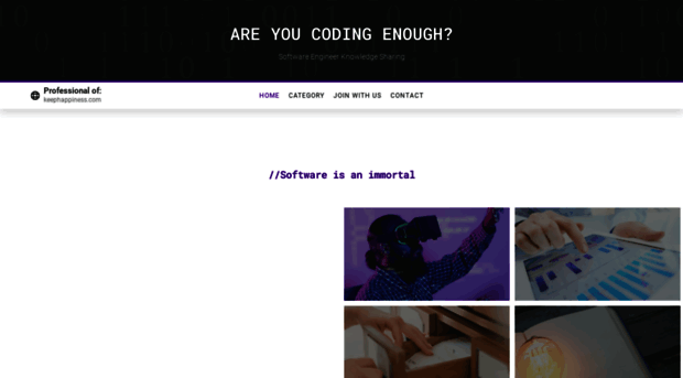 areyoucodingenough.com