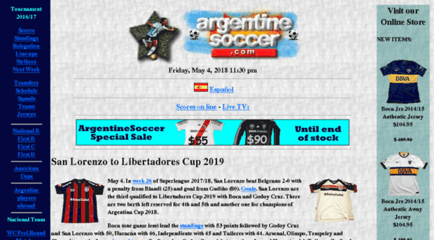 argentinesoccer.com