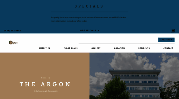 argonapartments.com