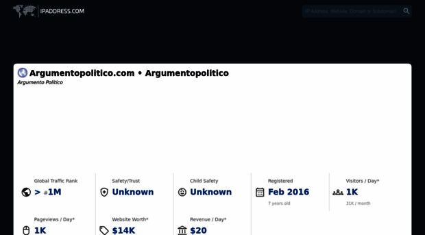 argumentopolitico.com.ipaddress.com