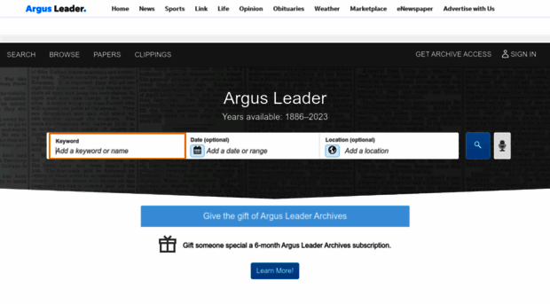 argusleader.newspapers.com
