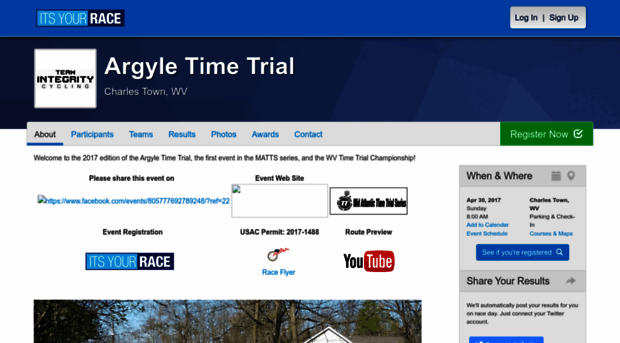 argyletimetrial.itsyourrace.com