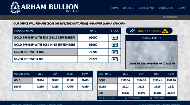 arhambullion.com