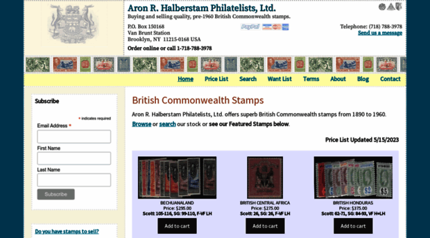 arhstamps.com