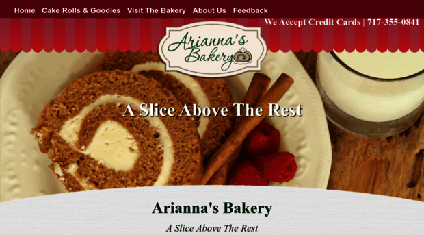 ariannasbakery.com