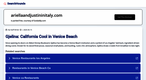 ariellaandjustininitaly.com