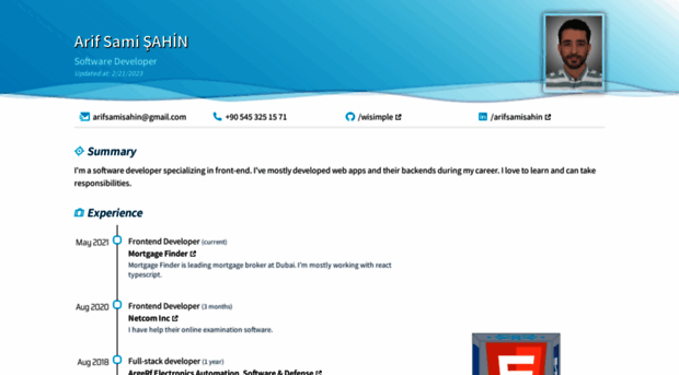 arifsamisahin.github.io