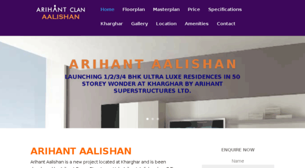 arihantaalishan.newlaunch.co.in