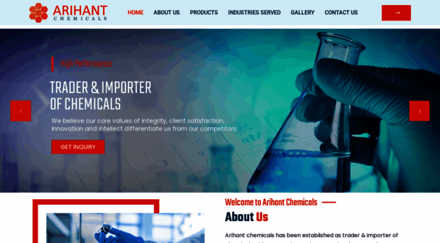 arihantchemicalsindia.com