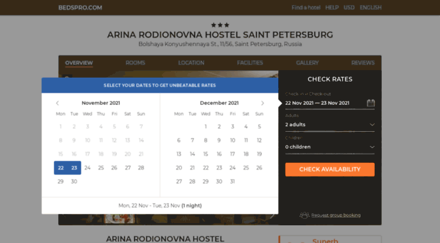 arina-rodionovna-hostel-saint-petersburg.bedspro.com