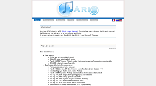ario-player.sourceforge.net