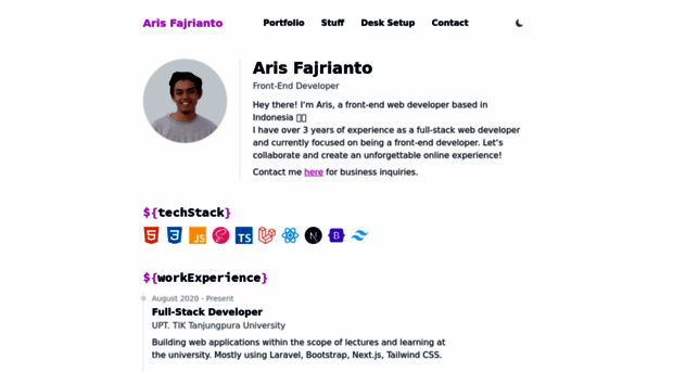 arisfajrianto.com