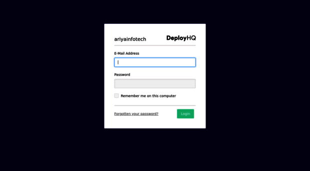 ariyainfotech.deployhq.com