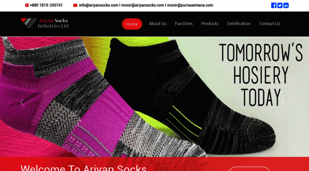 ariyansocks.com