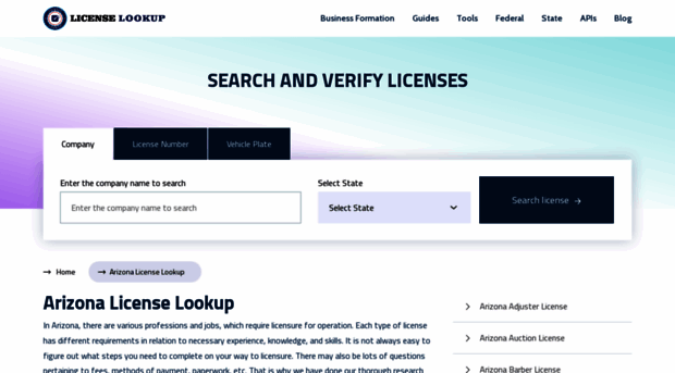 arizona.licensesearch.org