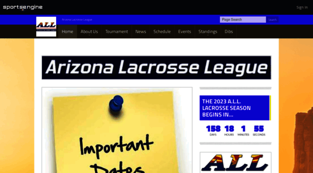 arizonalacrosseleague.com