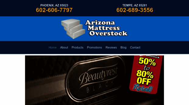 arizonamattressoverstock.com