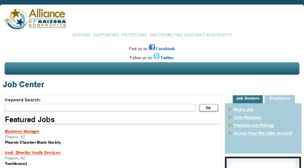 arizonanonprofits-jobs.jobtarget.com