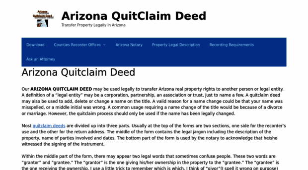 arizonaquitclaimdeed.com