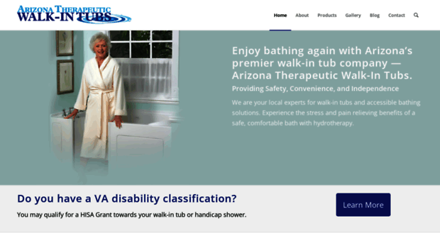 arizonatherapeuticwalkintubs.com