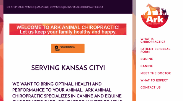 arkanimalchiropractic.com