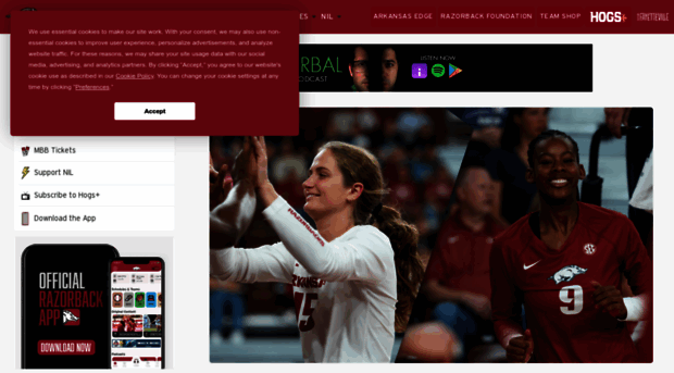 arkansasrazorbacks.com