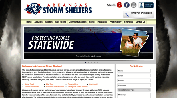 arkansasstormshelter.com