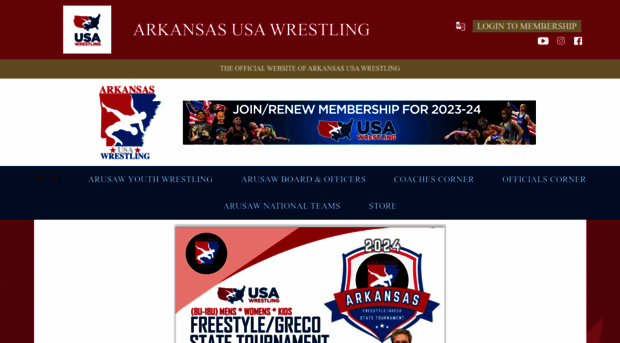 arkansasusawrestling.com