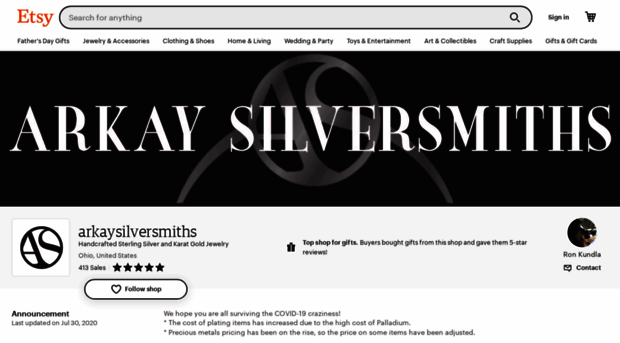 arkaysilversmiths.com